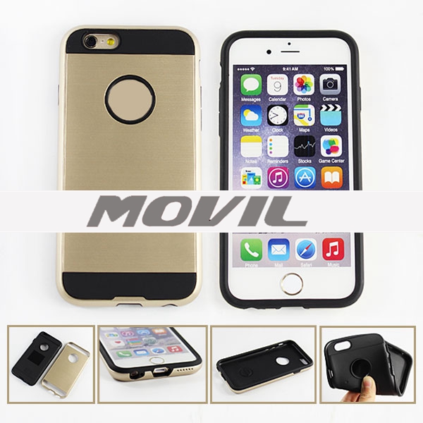 NP-2219 alta calidad tpu   pc funda para Apple iPhone 6-5